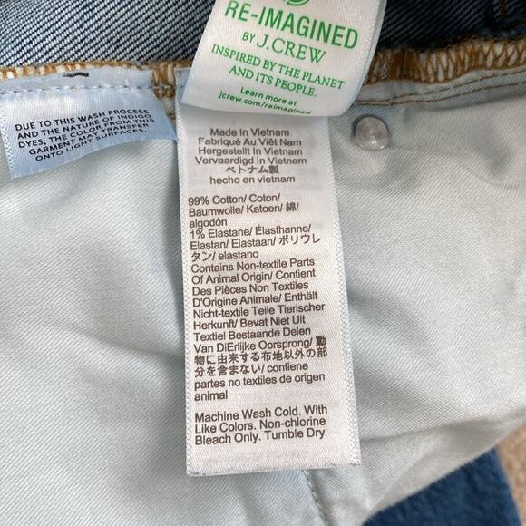 J Crew High-rise '90s classic straight-fit jean in Vesey Street Wash Size - Picture 8 of 12